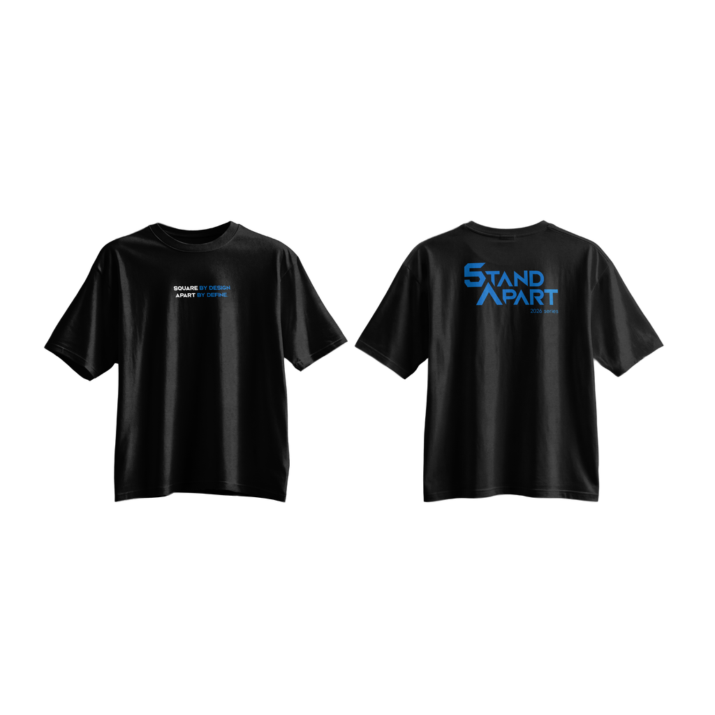 Square Apart T-Shirt ( Black )